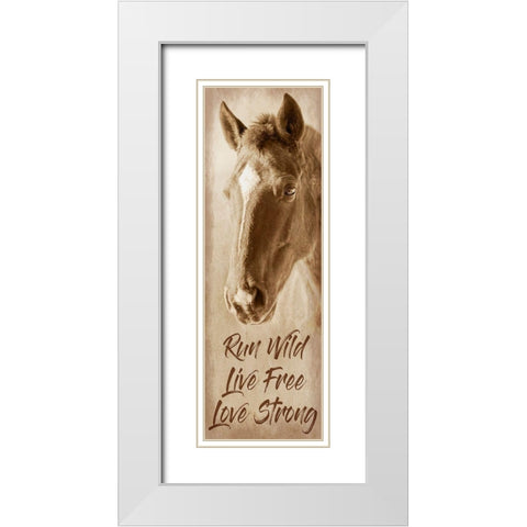Wild And Free White Modern Wood Framed Art Print with Double Matting by Prime, Marcus