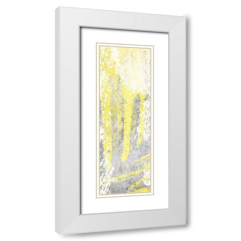 Striking Chaos 1 White Modern Wood Framed Art Print with Double Matting by Prime, Marcus