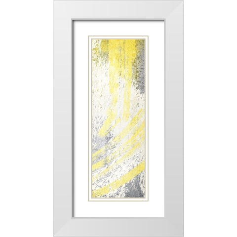Striking Chaos 2 White Modern Wood Framed Art Print with Double Matting by Prime, Marcus