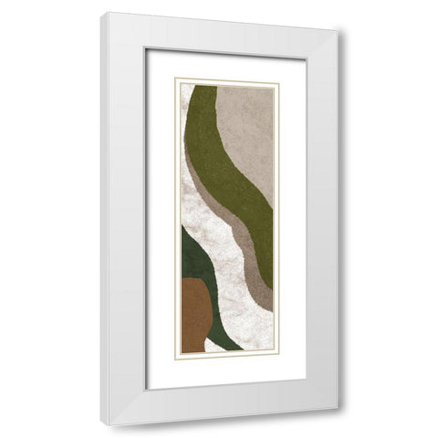 Rustic Swirly Dirly 2 White Modern Wood Framed Art Print with Double Matting by Prime, Marcus