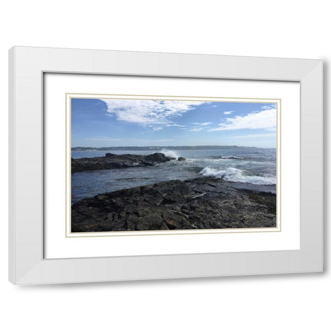Morning Tide 2 White Modern Wood Framed Art Print with Double Matting by Prime, Marcus