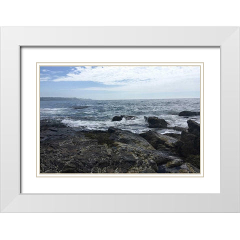 Morning Tide 3 White Modern Wood Framed Art Print with Double Matting by Prime, Marcus