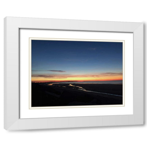 Majestic Sunset 1 White Modern Wood Framed Art Print with Double Matting by Prime, Marcus