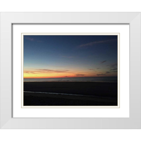 Majestic Sunset 2 White Modern Wood Framed Art Print with Double Matting by Prime, Marcus
