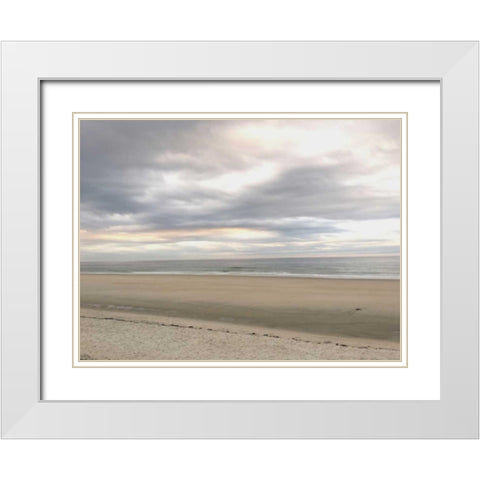 Morning Mist 2 White Modern Wood Framed Art Print with Double Matting by Prime, Marcus