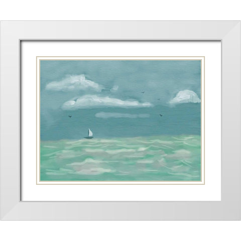 Minuscule World White Modern Wood Framed Art Print with Double Matting by Prime, Marcus