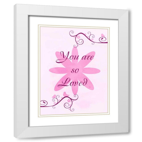 Loved Ones White Modern Wood Framed Art Print with Double Matting by Prime, Marcus