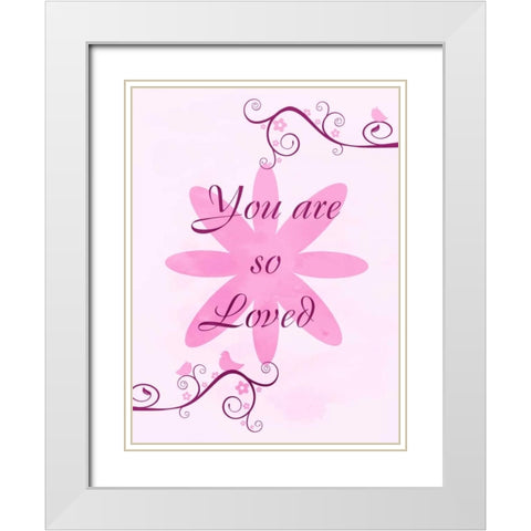 Loved Ones White Modern Wood Framed Art Print with Double Matting by Prime, Marcus