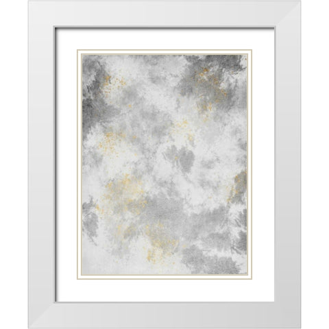 Mesmerizing Marble White Modern Wood Framed Art Print with Double Matting by Prime, Marcus