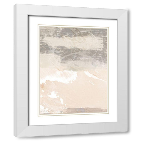Coastal Slate 1 White Modern Wood Framed Art Print with Double Matting by Prime, Marcus