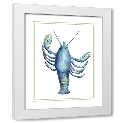 Sea Friends White Modern Wood Framed Art Print with Double Matting by Prime, Marcus