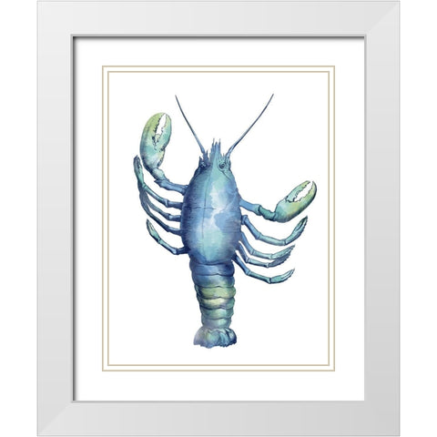 Sea Friends White Modern Wood Framed Art Print with Double Matting by Prime, Marcus