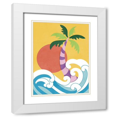 Magical Views White Modern Wood Framed Art Print with Double Matting by Prime, Marcus