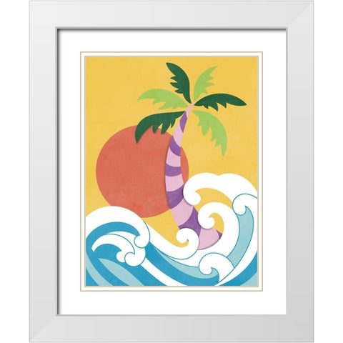 Magical Views White Modern Wood Framed Art Print with Double Matting by Prime, Marcus