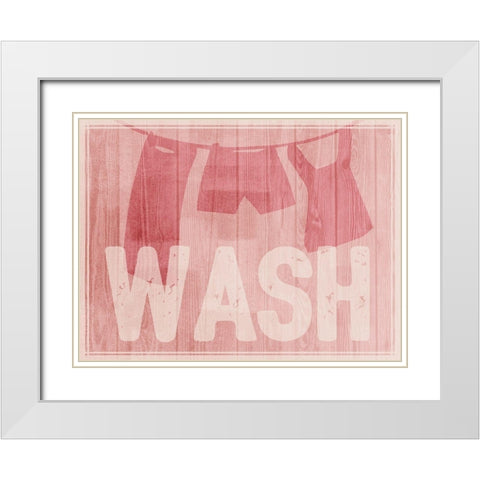Spring Wash White Modern Wood Framed Art Print with Double Matting by Prime, Marcus
