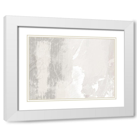 Sandy Visions 1 White Modern Wood Framed Art Print with Double Matting by Prime, Marcus