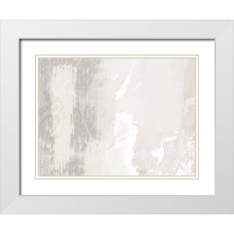 Sandy Visions 1 White Modern Wood Framed Art Print with Double Matting by Prime, Marcus