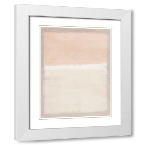 Restful Streaks 1 White Modern Wood Framed Art Print with Double Matting by Prime, Marcus