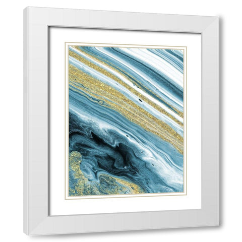 Atmospheric Golden Conclusions 1 White Modern Wood Framed Art Print with Double Matting by Prime, Marcus