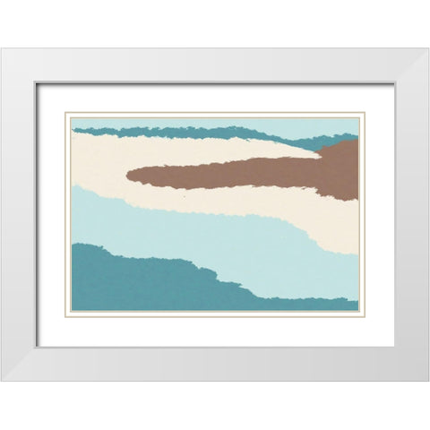 Coastal Vision White Modern Wood Framed Art Print with Double Matting by Prime, Marcus