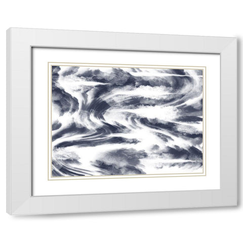 Tie Dye Greatness White Modern Wood Framed Art Print with Double Matting by Prime, Marcus
