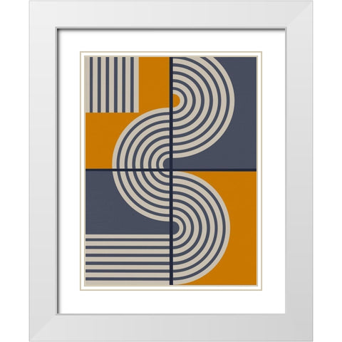 Northwest Structure 1 White Modern Wood Framed Art Print with Double Matting by Prime, Marcus