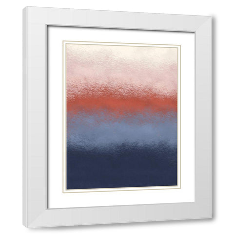 Modern Rise White Modern Wood Framed Art Print with Double Matting by Prime, Marcus