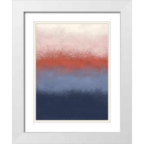 Modern Rise White Modern Wood Framed Art Print with Double Matting by Prime, Marcus