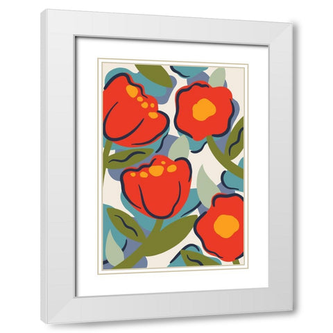 Urban Garden White Modern Wood Framed Art Print with Double Matting by Prime, Marcus