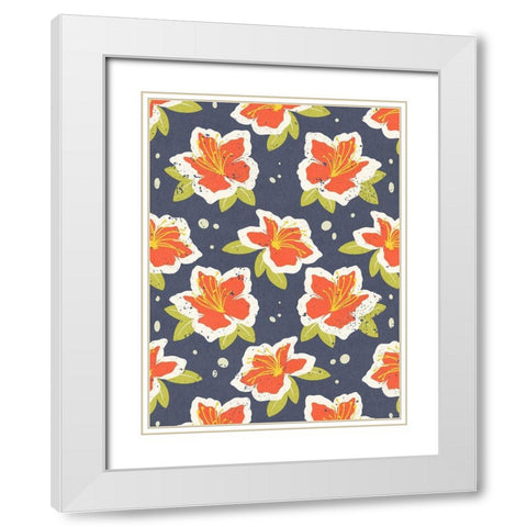 Vintage Beauty 1 White Modern Wood Framed Art Print with Double Matting by Prime, Marcus