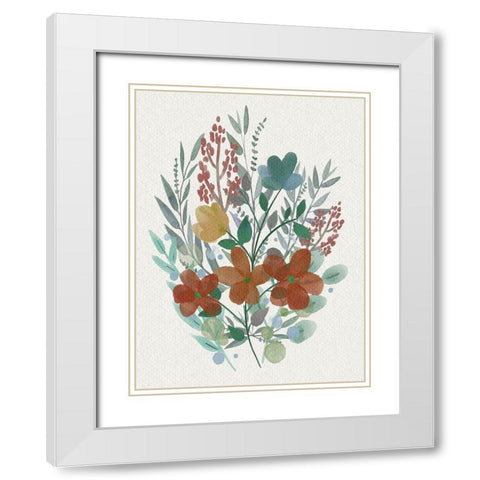 Loving Gesture White Modern Wood Framed Art Print with Double Matting by Prime, Marcus