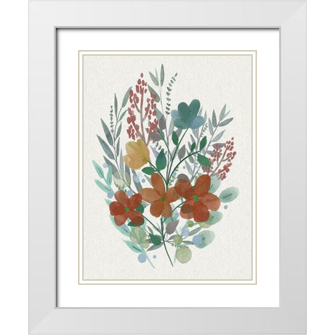 Loving Gesture White Modern Wood Framed Art Print with Double Matting by Prime, Marcus