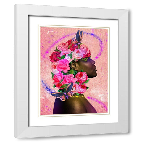 One With Nature White Modern Wood Framed Art Print with Double Matting by Prime, Marcus