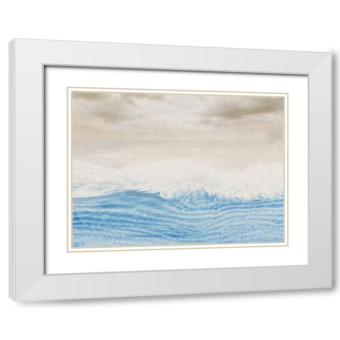 Oceans Inner Breath White Modern Wood Framed Art Print with Double Matting by Prime, Marcus