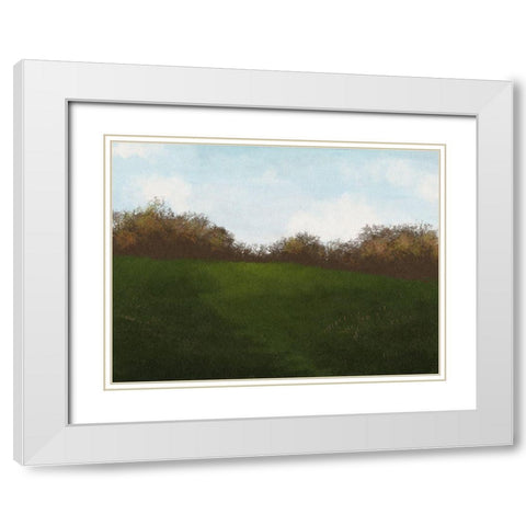 Solitude Walk 2 White Modern Wood Framed Art Print with Double Matting by Prime, Marcus