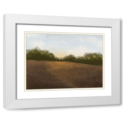 Solitude Walk White Modern Wood Framed Art Print with Double Matting by Prime, Marcus