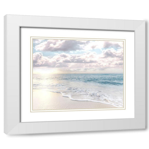 Morning Calmness White Modern Wood Framed Art Print with Double Matting by Prime, Marcus