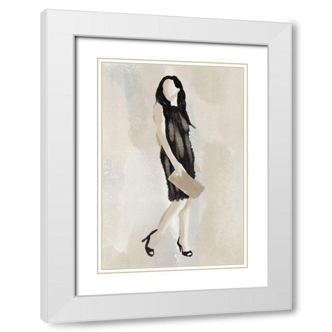 Expressed Fashion 2 White Modern Wood Framed Art Print with Double Matting by Prime, Marcus