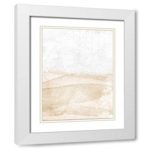 Joint Creation 1 White Modern Wood Framed Art Print with Double Matting by Prime, Marcus