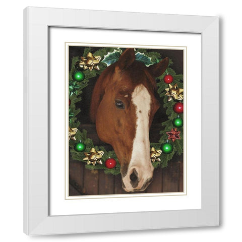 Merry Steed White Modern Wood Framed Art Print with Double Matting by Prime, Marcus