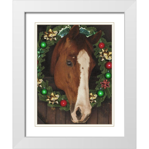 Merry Steed White Modern Wood Framed Art Print with Double Matting by Prime, Marcus