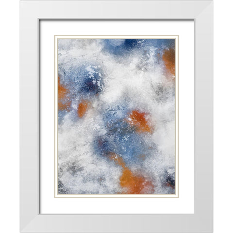 Rustic Burst 2 White Modern Wood Framed Art Print with Double Matting by Prime, Marcus