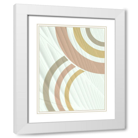 Emerging Ripples White Modern Wood Framed Art Print with Double Matting by Prime, Marcus