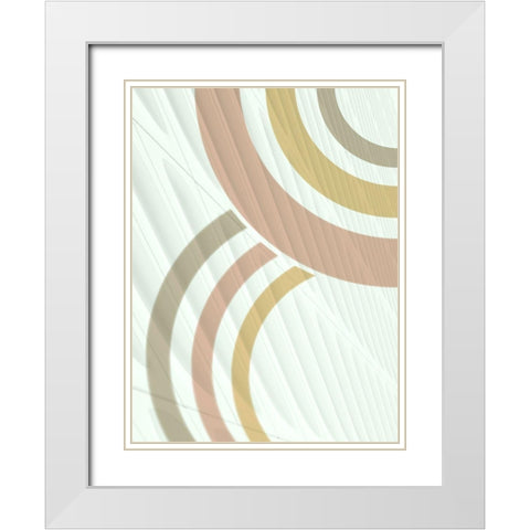 Emerging Ripples White Modern Wood Framed Art Print with Double Matting by Prime, Marcus