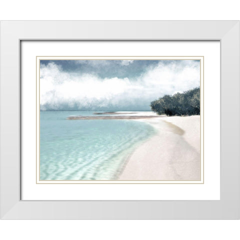 Vacation Life White Modern Wood Framed Art Print with Double Matting by Prime, Marcus