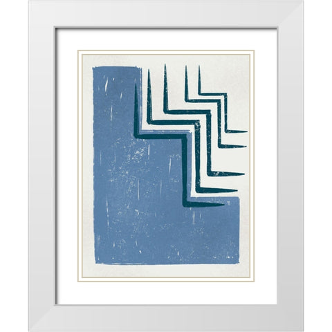 Rising Purpose White Modern Wood Framed Art Print with Double Matting by Prime, Marcus