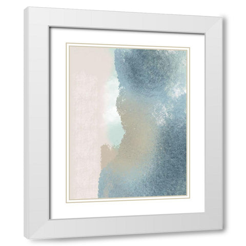 Superimposed Purity White Modern Wood Framed Art Print with Double Matting by Prime, Marcus