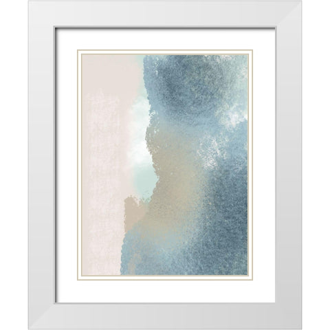 Superimposed Purity White Modern Wood Framed Art Print with Double Matting by Prime, Marcus