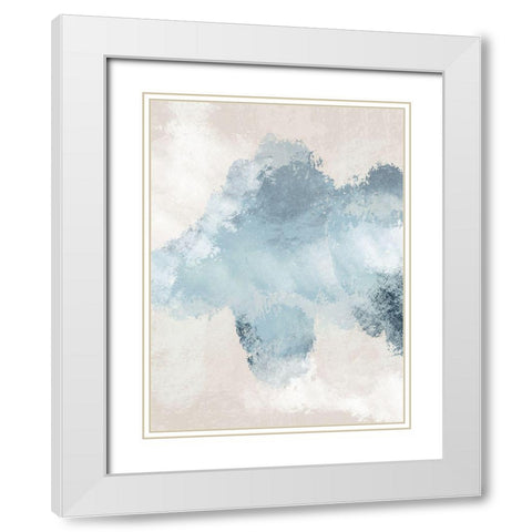 Overwhelming Lair White Modern Wood Framed Art Print with Double Matting by Prime, Marcus
