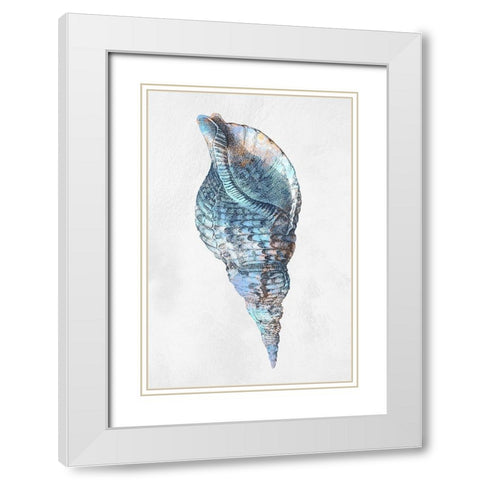 Urban Sea Shell 3 White Modern Wood Framed Art Print with Double Matting by Prime, Marcus